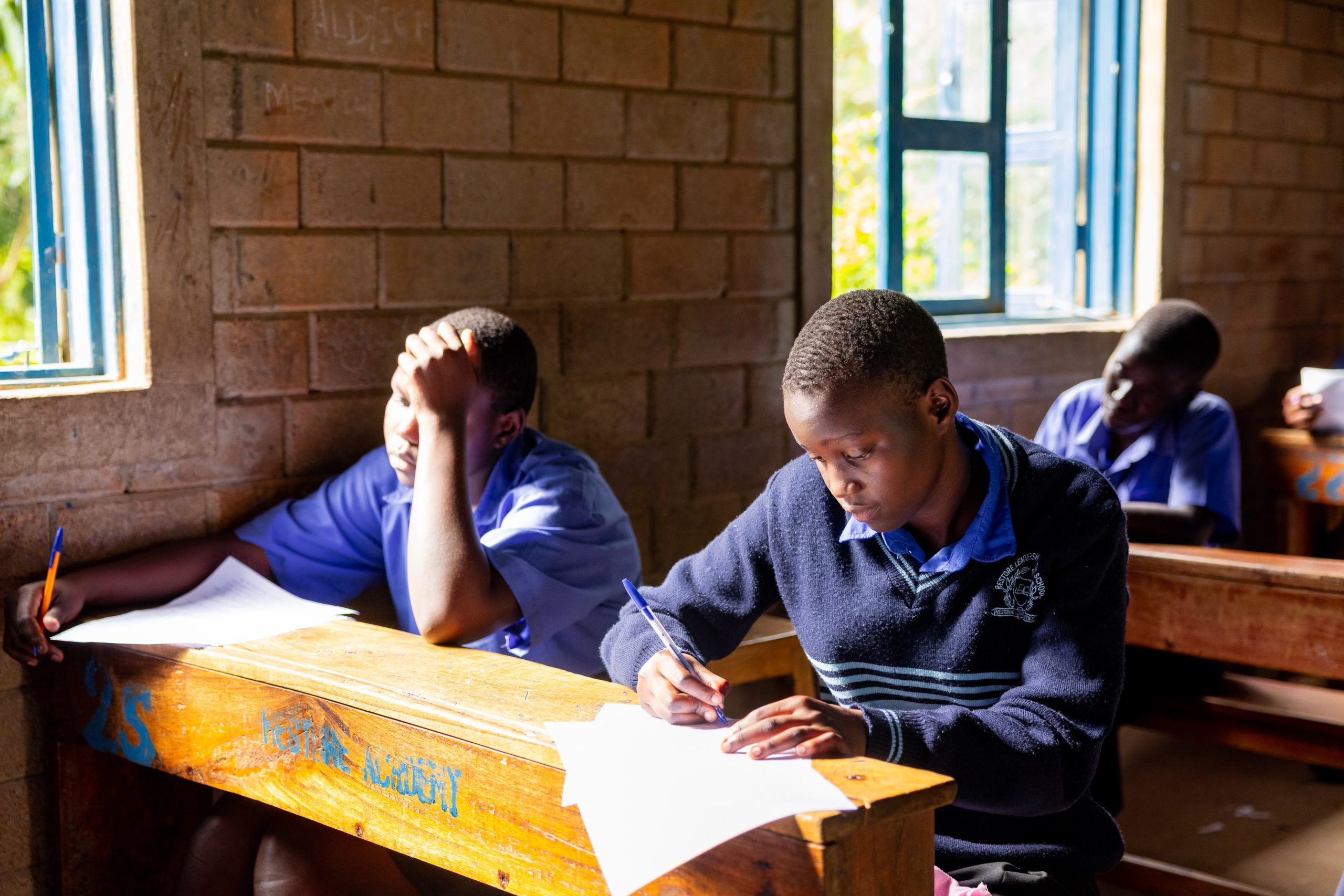 Classroom learning within Restore education work